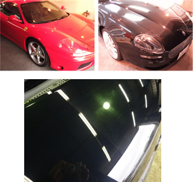 自動車のコーティング各種
